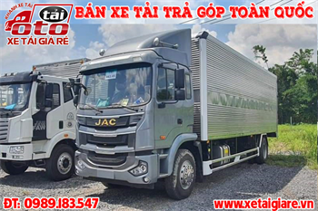 Xe Tải JAC A5 7T1 Thùng Kín Dài 9m5 2021 | Xe Tải JAC 7T6 Thùng Kín Nhập Khẩu